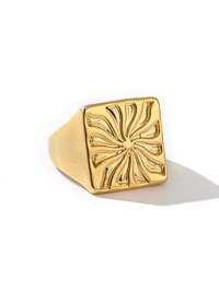 sunflower ring gold